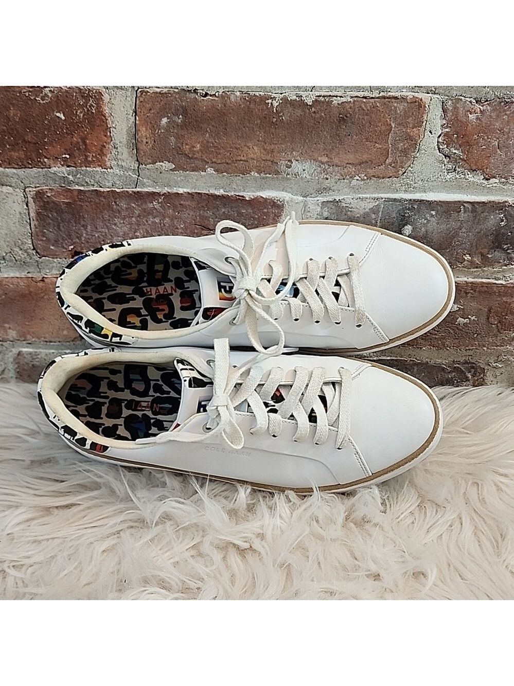 Cole Haan Women's GrandPro Topspin Sneakers White/Graffiti, Size 9B - Picture 10 of 17